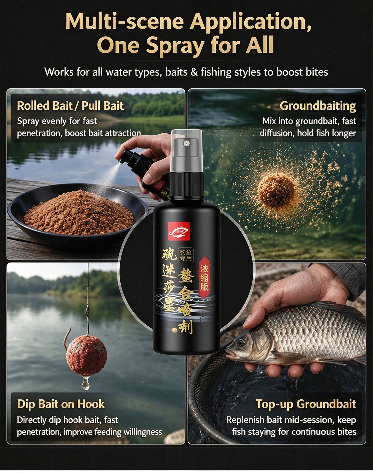 Night Fishing & All-Purpose Fishing Spray