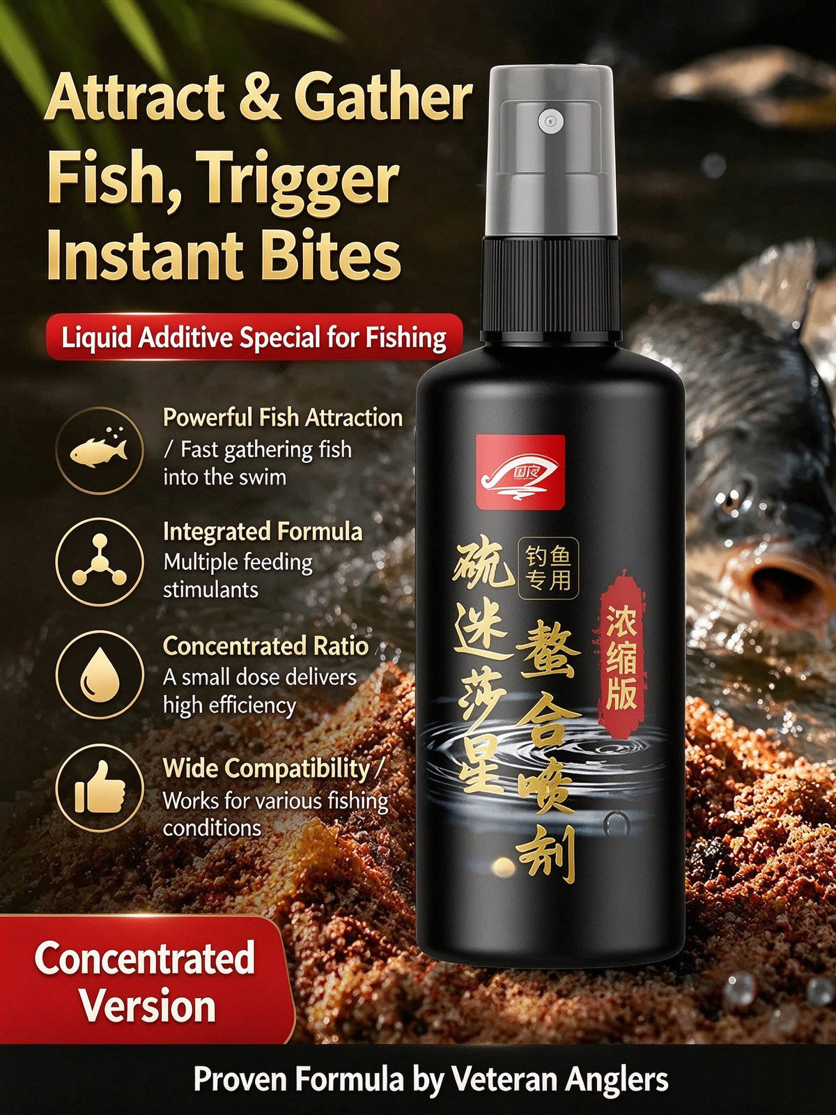Night Fishing & All-Purpose Fishing Spray