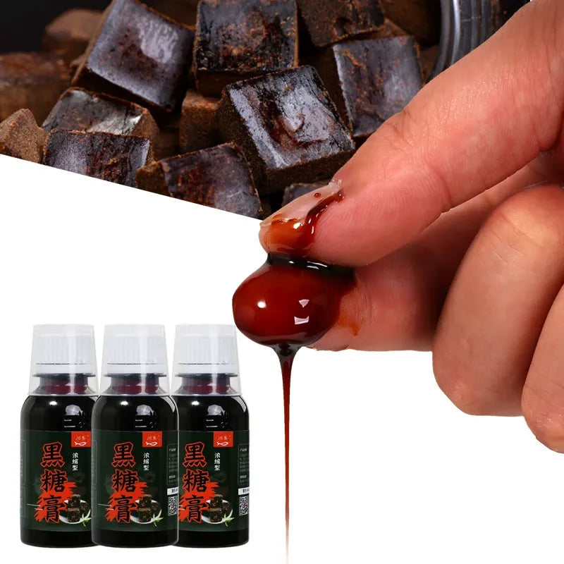 Brown Sugar Paste & DMPT Fish Attractant – Fishing Bait Additive for Wild and Commercial Pond Fishing